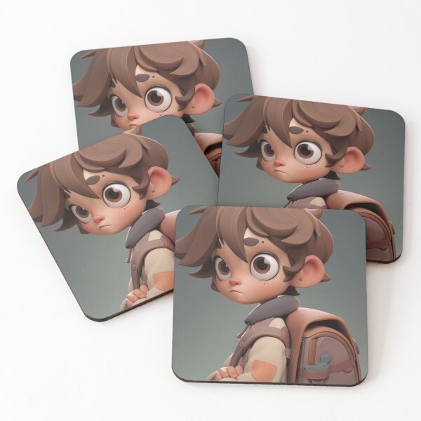 Item preview, Anime Boy With Schoolbag designed and sold by LuckyCatStore.