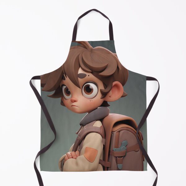 Item preview, Anime Boy With Schoolbag designed and sold by LuckyCatStore.