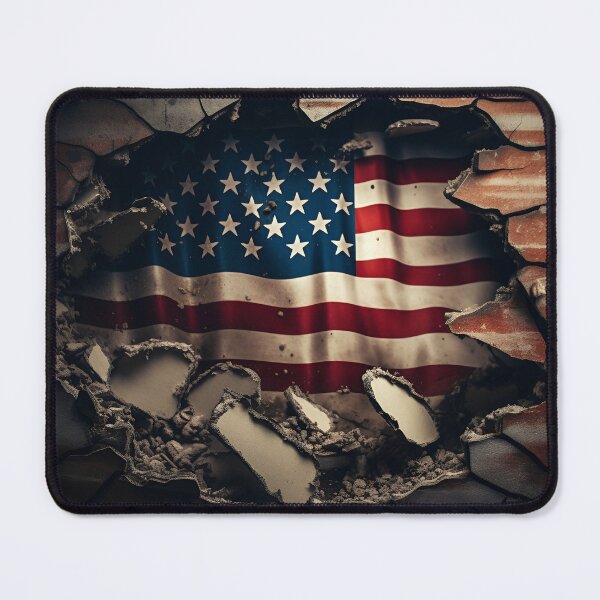 Item preview, unbreakable american flag digital print designed and sold by dcrc.