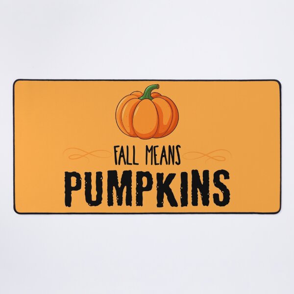 Item preview, Fall Vibes: Vibrant Orange Pumpkin Typography Design designed and sold by Sir Meow Meow.
