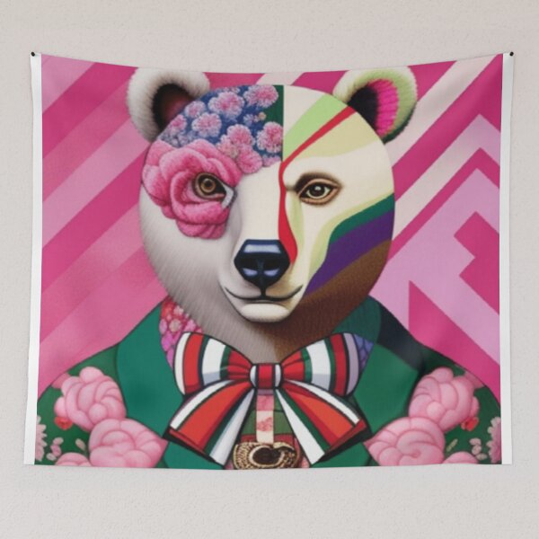 Item preview, Patchwork bear serious business  designed and sold by Roxburylane.