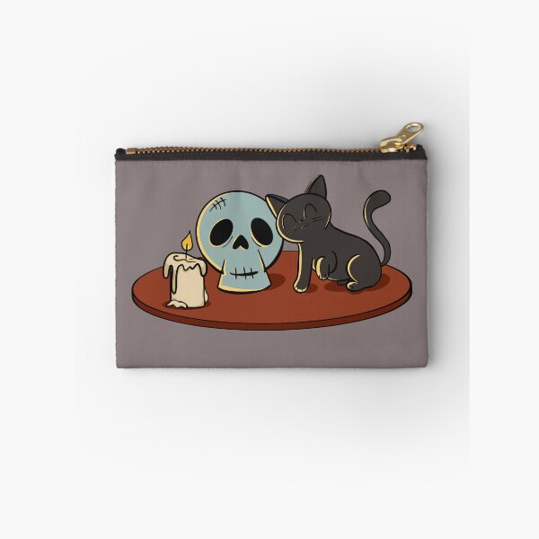 Item preview, Kitty and Skull (Original) designed and sold by makell-creates.