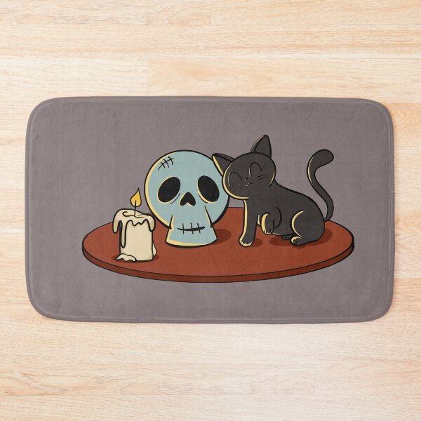 Item preview, Kitty and Skull (Original) designed and sold by makell-creates.