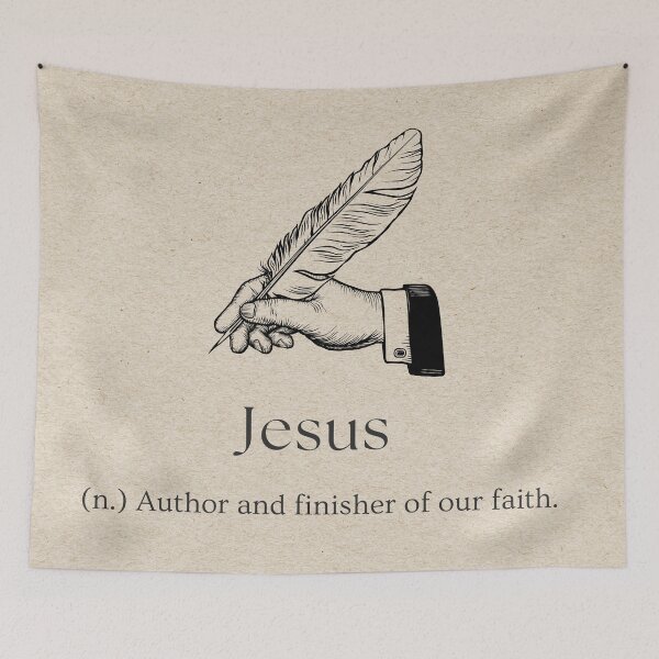 Item preview, Jesus Author and finisher of our faith designed and sold by Neeshki.