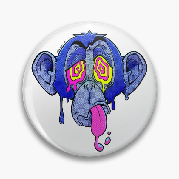 Item preview, Trippy Chimpy (not an NFT) designed and sold by beckeroo.
