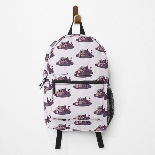 Item preview, Kitty and Skull (Purple) designed and sold by makell-creates.