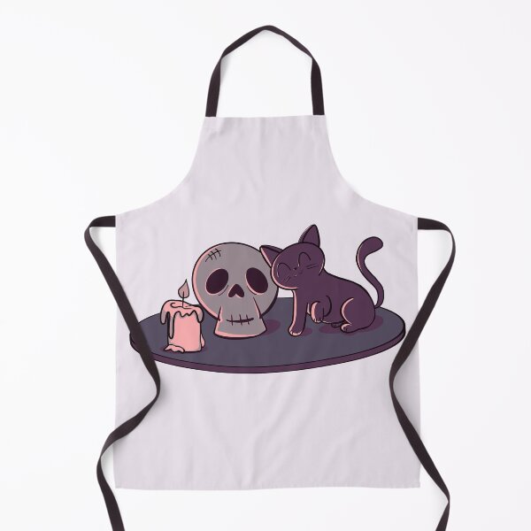 Item preview, Kitty and Skull (Purple) designed and sold by makell-creates.