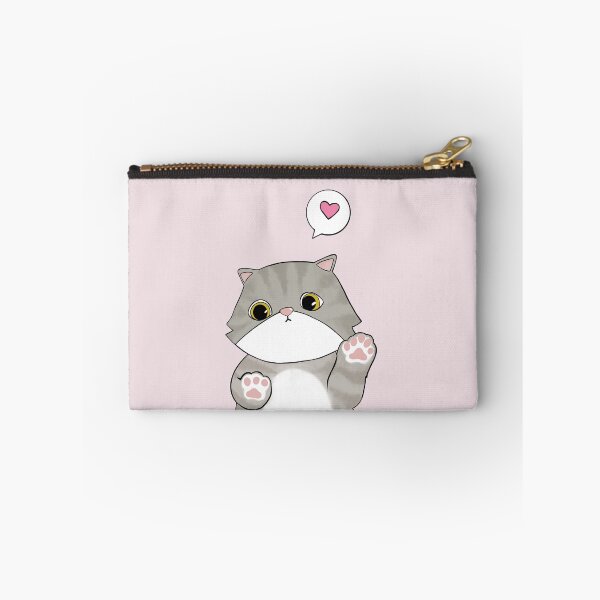 Item preview, Cat with mini heart cartoon designed and sold by Beerich888.