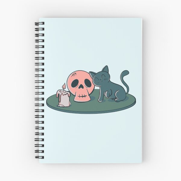 Item preview, Kitty and Skull (Pastel) designed and sold by makell-creates.