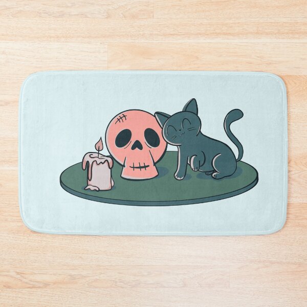 Item preview, Kitty and Skull (Pastel) designed and sold by makell-creates.