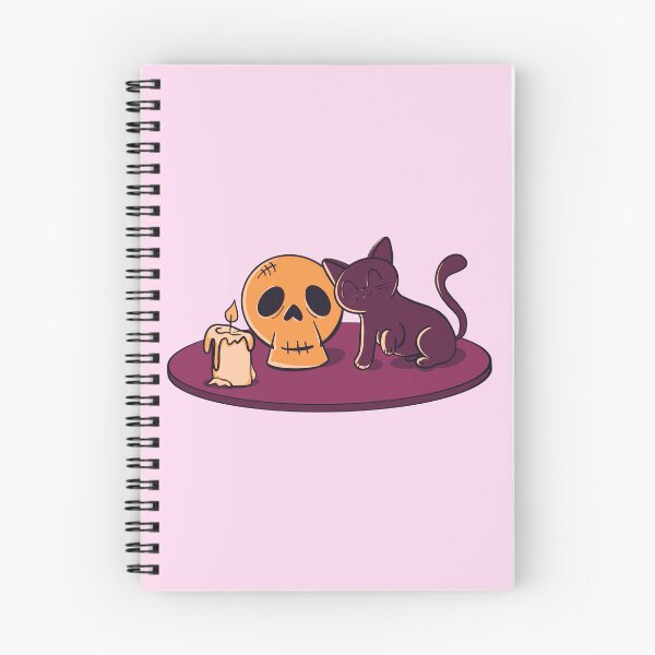 Item preview, Kitty and Skull (Maroon) designed and sold by makell-creates.