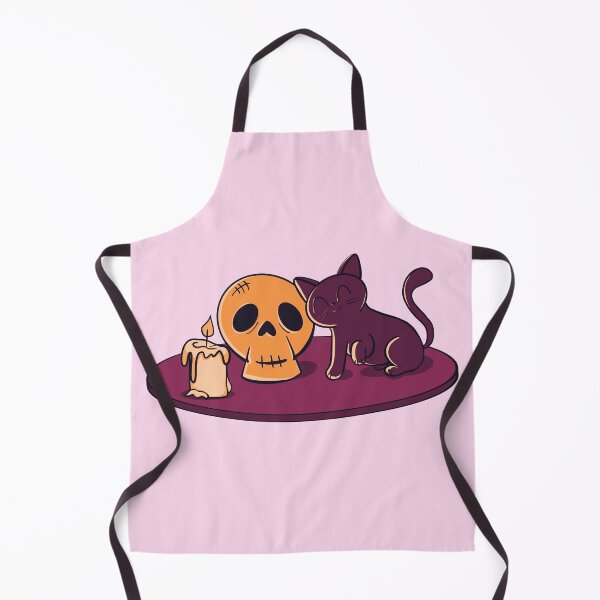 Item preview, Kitty and Skull (Maroon) designed and sold by makell-creates.