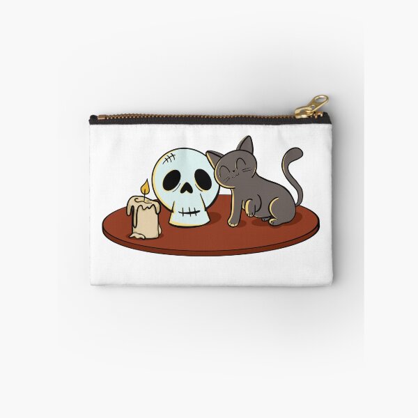 Item preview, Kitty and Skull (Light) designed and sold by makell-creates.