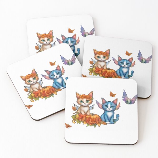 Item preview, Fall Fairy Cats No. 002 designed and sold by FaerieFusion.