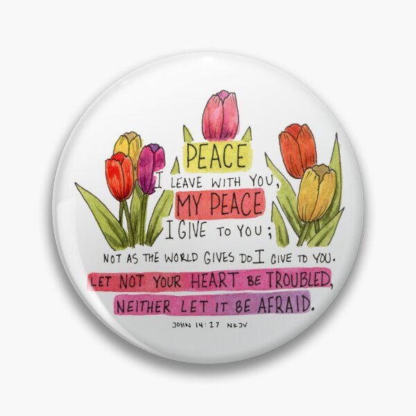 Item preview, Bible Verse Art - John 14:27 designed and sold by ImTryingToRelax.