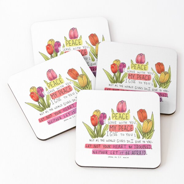 Item preview, Bible Verse Art - John 14:27 designed and sold by ImTryingToRelax.