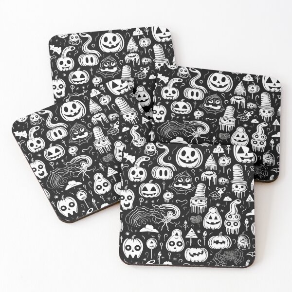 Item preview, Playful Halloween Doodles designed and sold by natthaaekf.