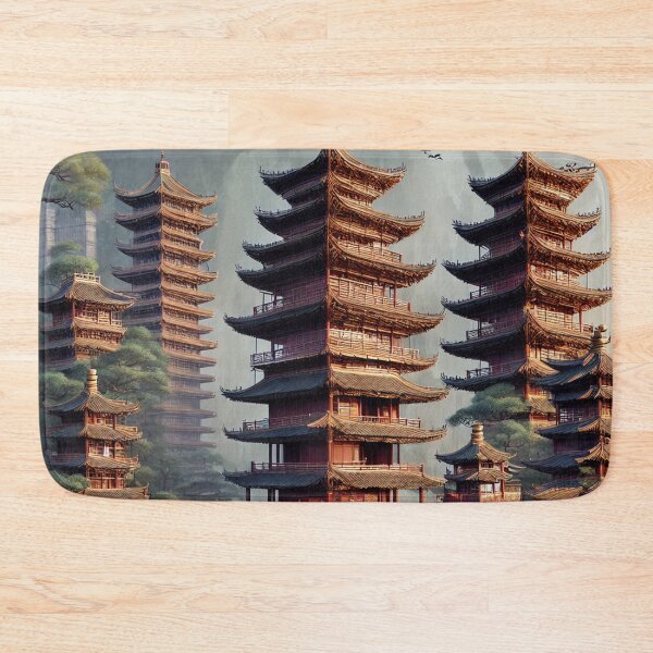 Item preview, Insane Pagoda City Scape designed and sold by shakespeare1212.