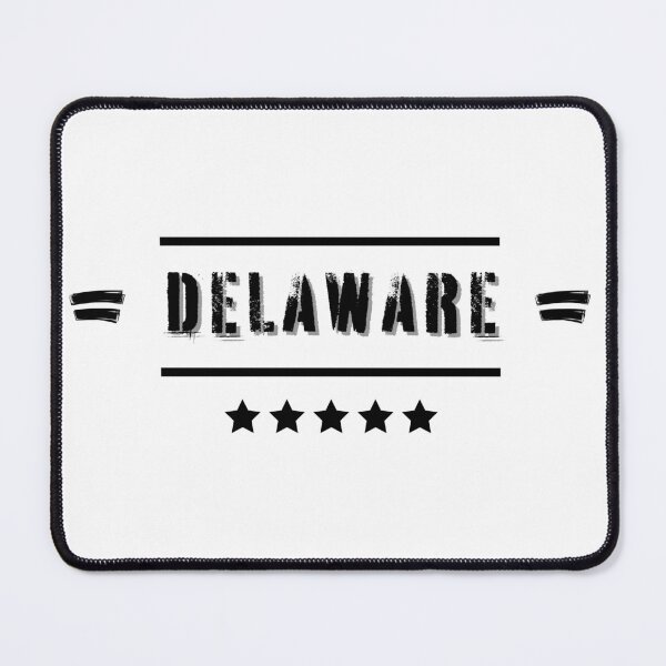 Item preview, Classic DELAWARE Stylish Black Letter Edition designed and sold by IssaraStudio.