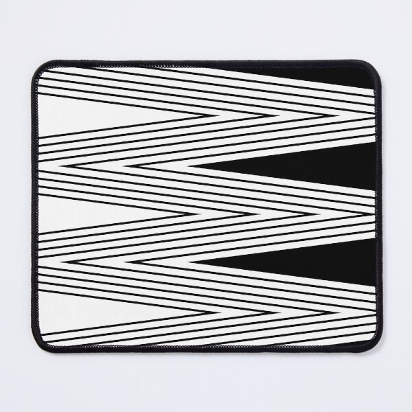 Item preview, Abstract black and white Zigzag pattern and triangles . designed and sold by fuzzyfox.