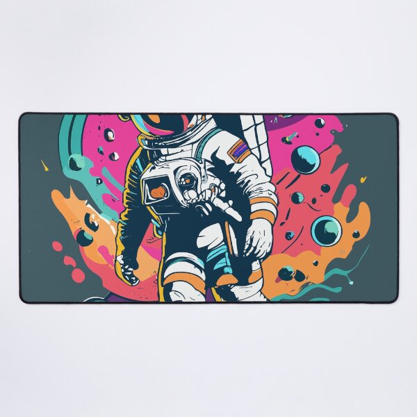 Item preview, Retro Space Astronaut Floating in Space designed and sold by InkBlvd.