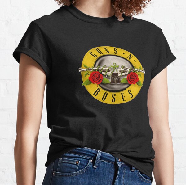 Shirt Women Roqueira Black GUN N ROSES Rock Music Festival