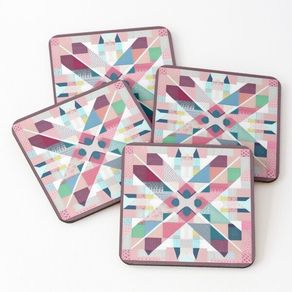 Item preview, Pastel Patchwork quilt  designed and sold by Roxburylane.
