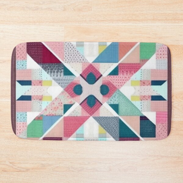 Item preview, Pastel Patchwork quilt  designed and sold by Roxburylane.