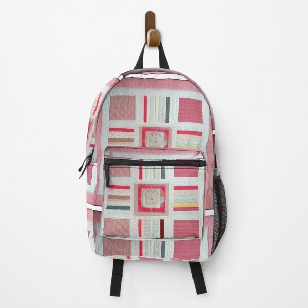 Item preview, Pink and white Patchwork quilt designed and sold by Roxburylane.