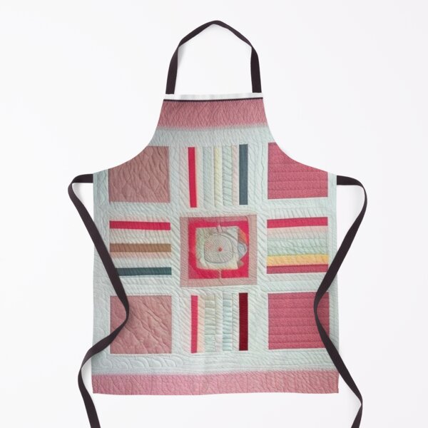 Item preview, Pink and white Patchwork quilt designed and sold by Roxburylane.