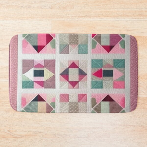 Item preview, Pastel Patchwork quilt  designed and sold by Roxburylane.