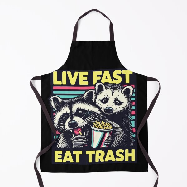 Item preview, live fast eat trash designed and sold by hunnydoll.