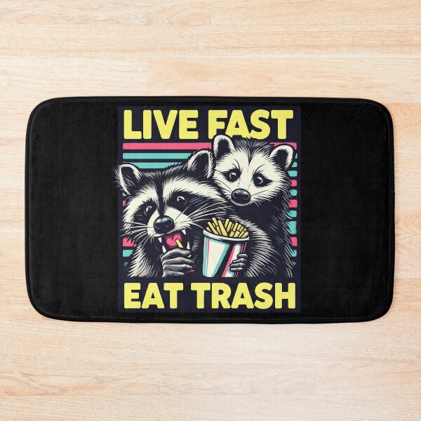 Item preview, live fast eat trash designed and sold by hunnydoll.