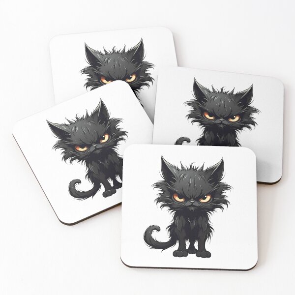 Item preview, Halloween Scary Gothic Cat: Bewitching Feline Elegance designed and sold by hamishby.
