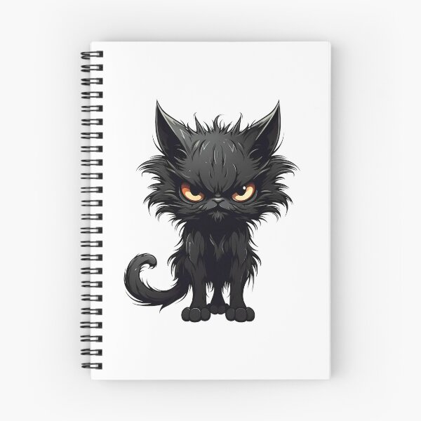 Item preview, Halloween Scary Gothic Cat: Bewitching Feline Elegance designed and sold by hamishby.