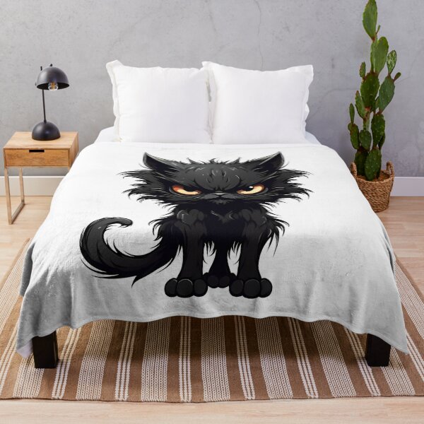 Item preview, Halloween Scary Gothic Cat: Bewitching Feline Elegance designed and sold by hamishby.