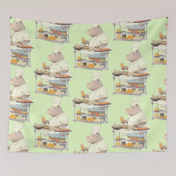 Item preview, Hippo chef 00001 designed and sold by LINLINTAIYNG88.