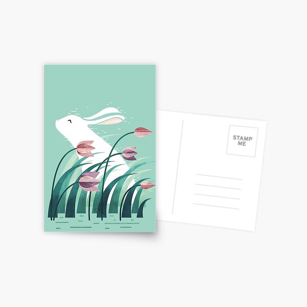 Rabbit, Resting Postcard