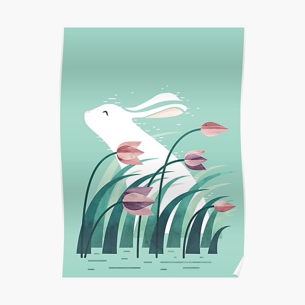 Rabbit, Resting Poster