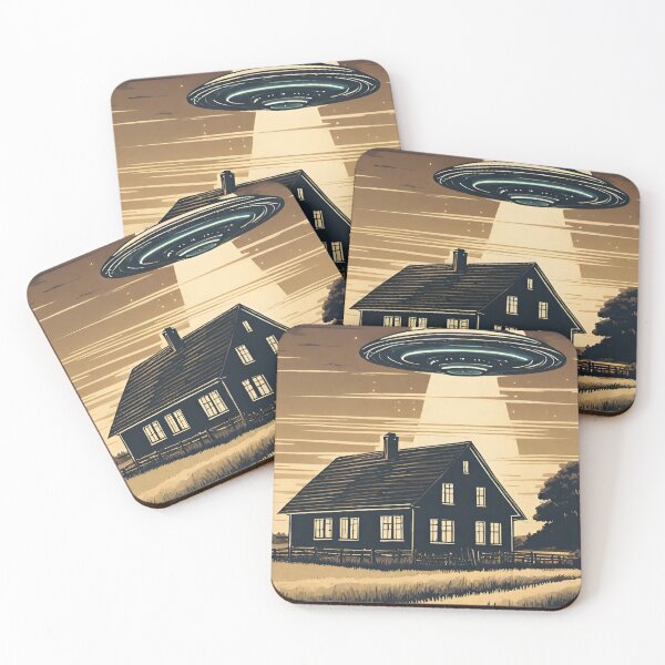 Item preview, Farmhouse UFO encounter designed and sold by Mirth and Magic.