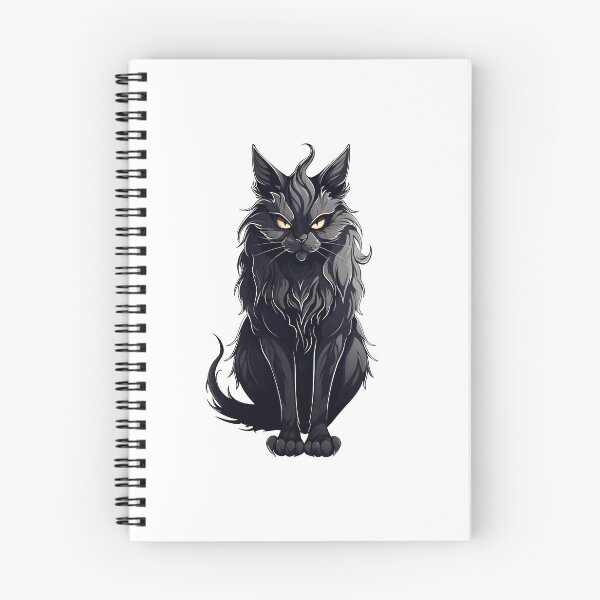 Item preview, Halloween Scary Gothic Cat: Bewitching Feline Elegance designed and sold by hamishby.