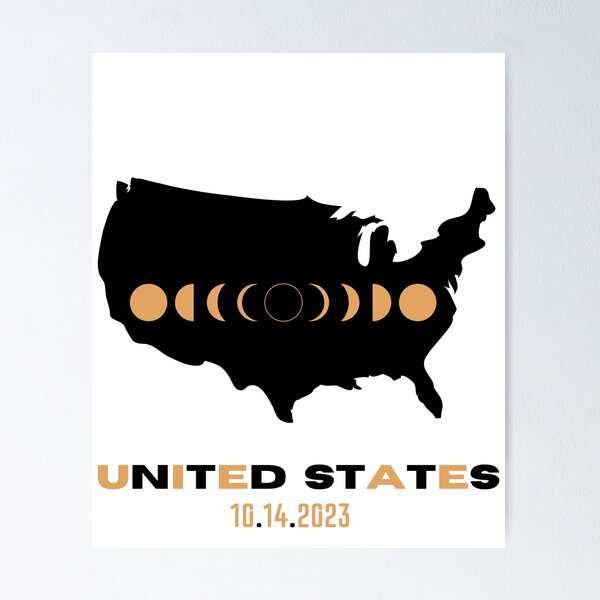 Item preview, October 14, 2023 Annular solar eclipse designed and sold by NexCreation.