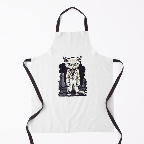 Item preview, Halloween Scary Cemetery Stalker Cat: Creepily Captivating designed and sold by hamishby.