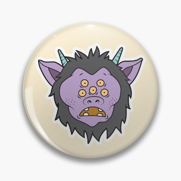 Item preview, MUNSTA - Surprised Purple Monster designed and sold by OWLSTANDING.
