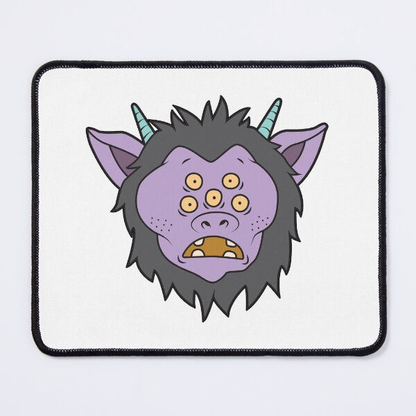 Item preview, MUNSTA - Surprised Purple Monster designed and sold by OWLSTANDING.