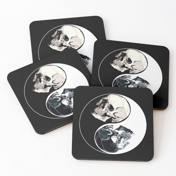 Item preview, Skull Yin Yang symbol designed and sold by DaveDanchuk.