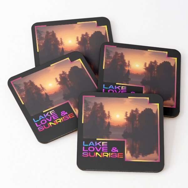 Item preview, Lake Love and Sunrise || Morning Sunrise Scene designed and sold by EnviroGuard.