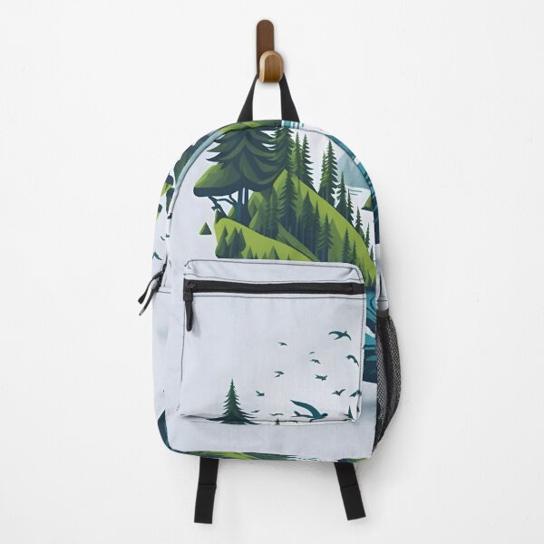 Item preview, "The vector art logo seamlessly blends elements of the forest and sea, creating a harmonious and captivating design that captures the beauty of both natural worlds." designed and sold by Best-Art-32.