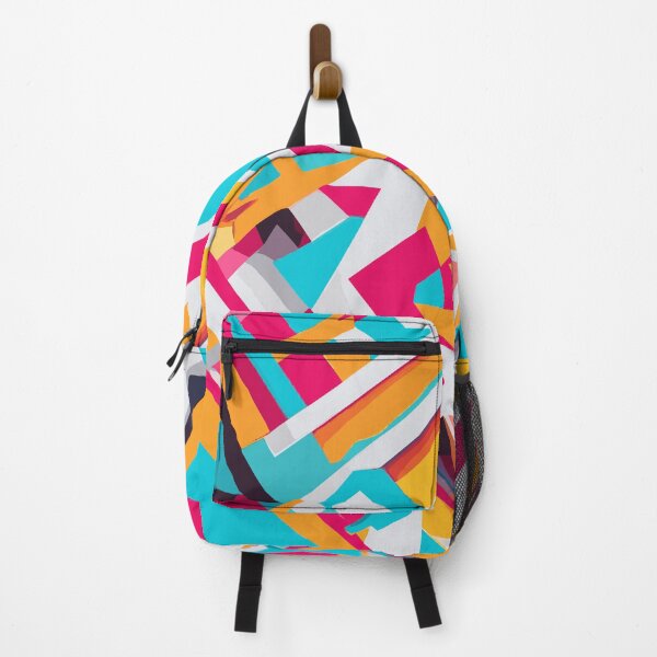 Item preview, Frontal Perspective Colorful Graffiti: Dynamic Rectangle Patterns designed and sold by KuroeStudio.