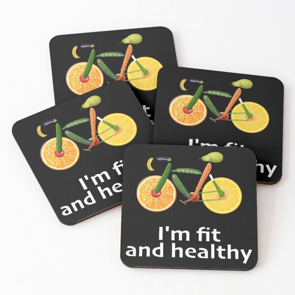 Item preview, I'm fit and healthy white designed and sold by Ben3842.